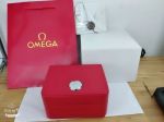 New Style Omega Red leather Watch box - Omega Box Replica